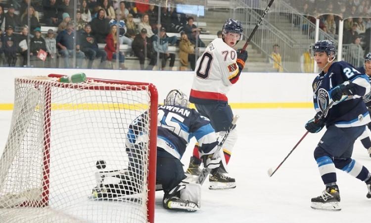 The Niverville Nighthawks put up a valiant effort but fell to the Steinbach Pistons 4–1 in the second game of a back-to-back series to kick off the 2022–23 season.
