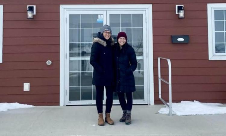 Dawna Anderson and Shereen Rashwan at Whitetail Meadow.
