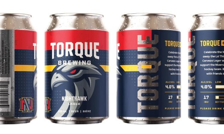 Torque Brewing and the Niverville Nighthawks have partnered to come up with a new lager.