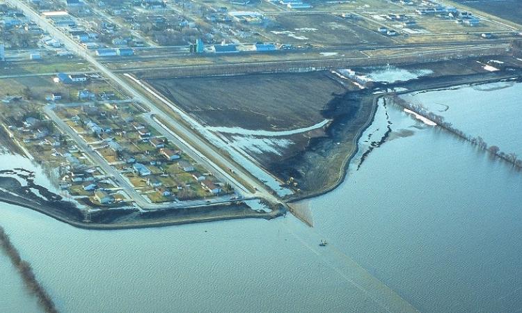 The "west coast" of Niverville during the spring of 1997.