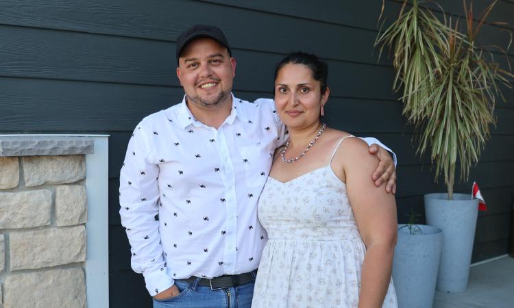Andrew and Nigar Gorozhankin have settled in Niverville.