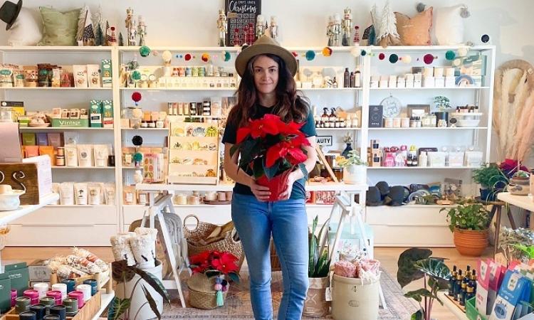 Noella Andres of the Community General Store in Niverville.