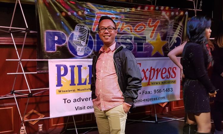 Joey Villanueva at the Pinoy Pop Star semi-finals.