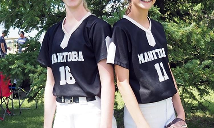 Avery Pickering and Kennedy Sproule of Team Manitoba