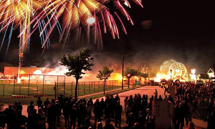 The Blackout Fireworks on Main Street Niverville