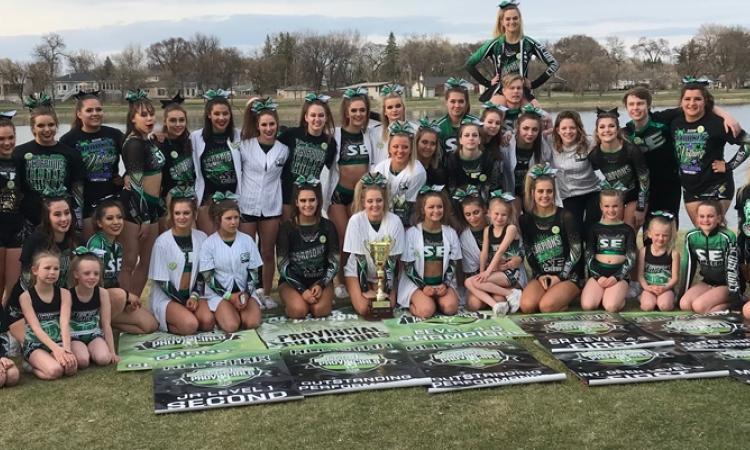 The complete Scorpions Elite Cheer roster.