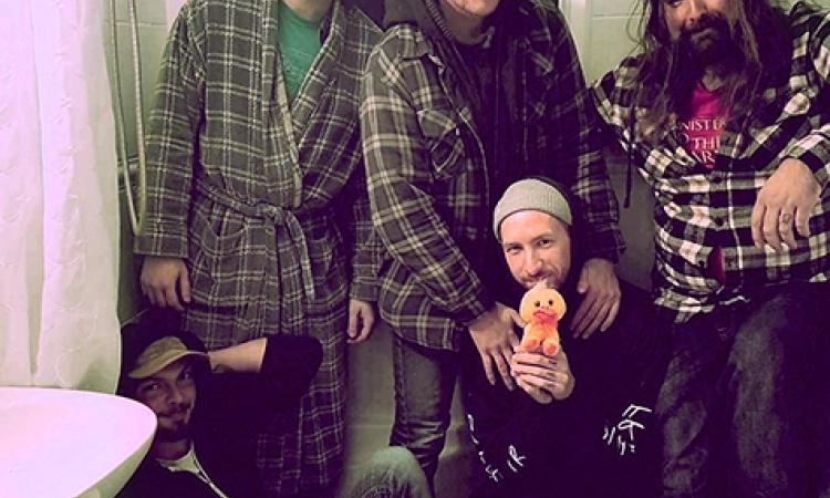 Adam Pauls, Will Neufeld, Matt Klippenstein, Corey Wohlgemuth, and Joel Braun of Lounge FM