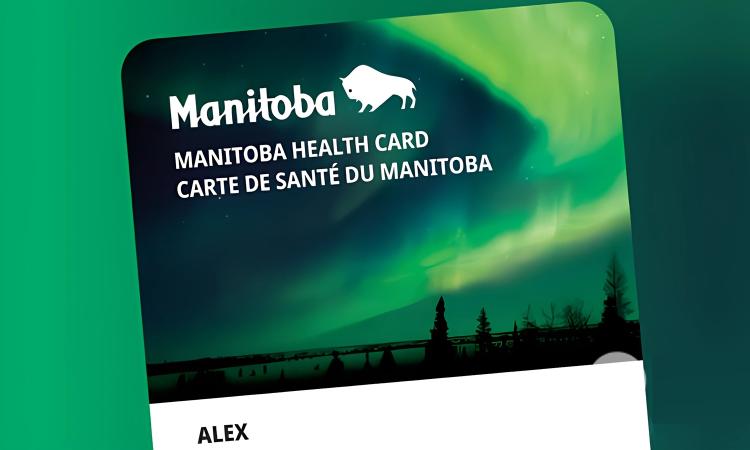 Manitoba's new plastic health cards.