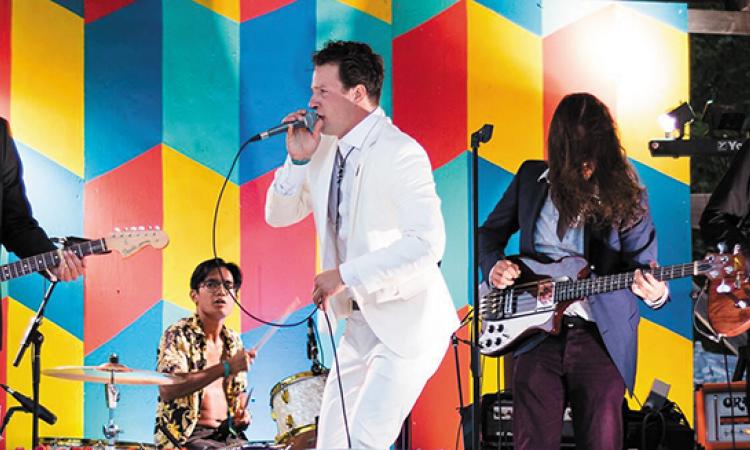 The band Beth performs at the Rainbow Trout Music Festival near St. Malo