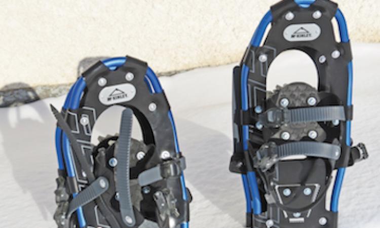 The new aluminum snowshoes