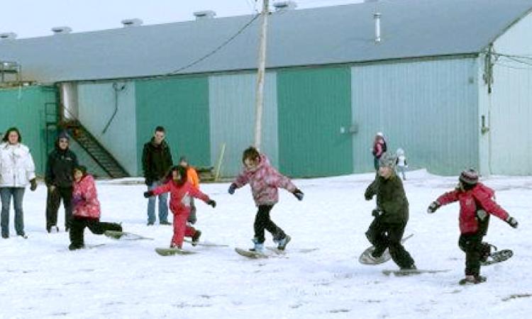 The annual Family Snow Day in Niverville