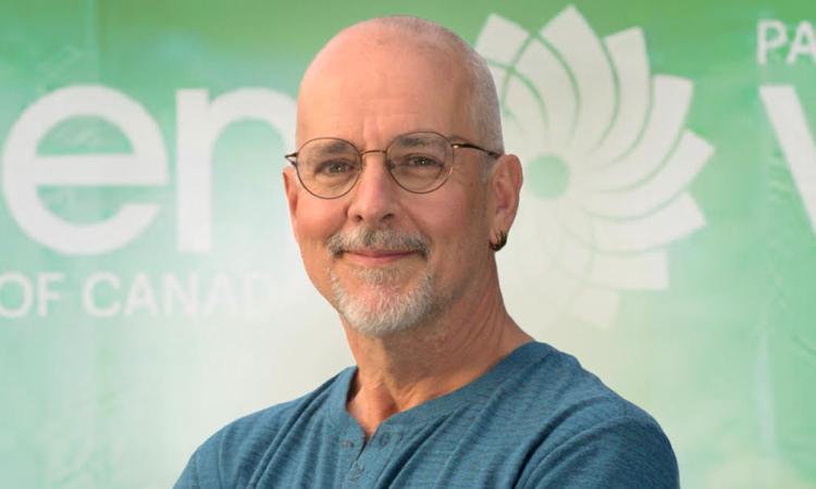 Blair Mahaffy is running in Provencher for the Green Party.