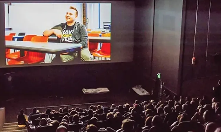 Film premiere at the Keystone Cinema in Steinbach