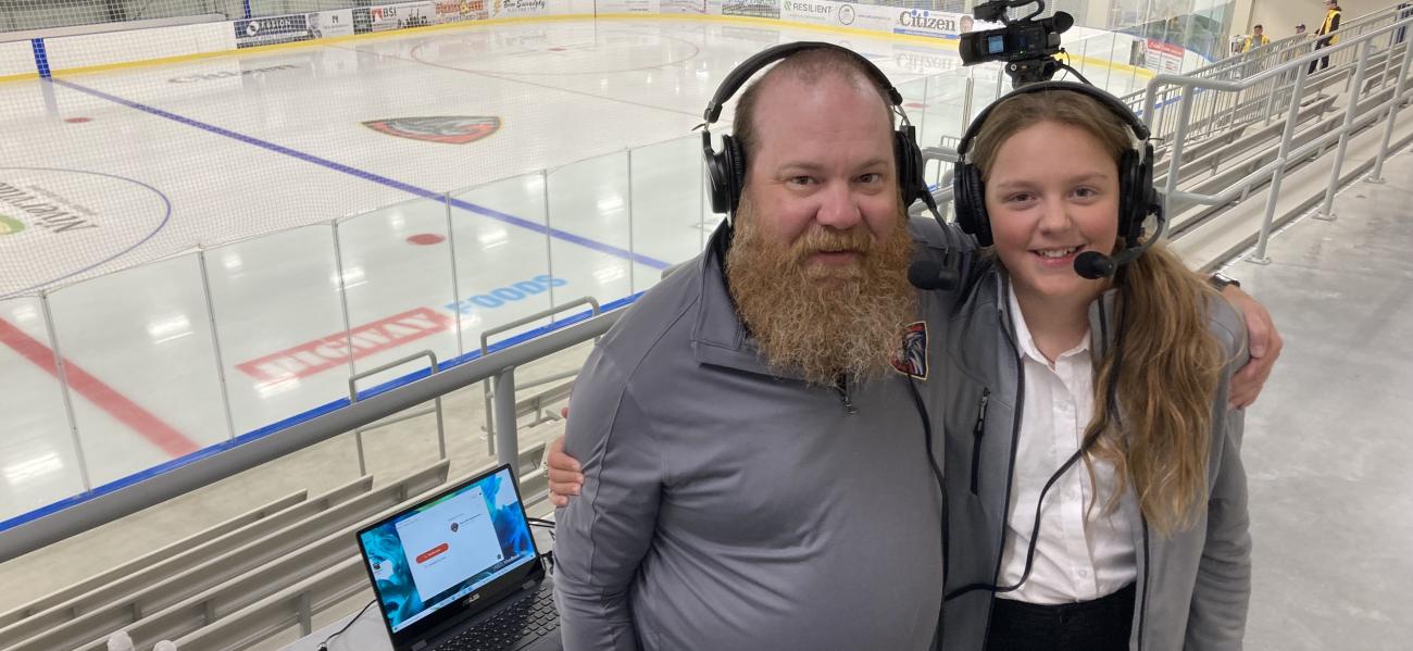 Kevin Pauls and his daughter Lua Pauls
