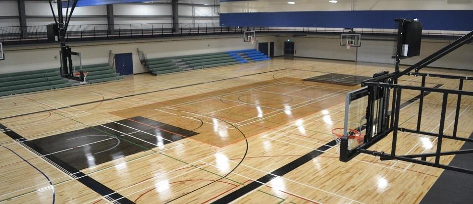 The fieldhouse in the CRRC, which will be home to a one-year anniversary celebration this upcoming weekend.