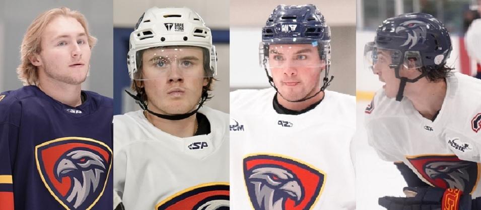 Members of the so-called "Minnesota Mafia": Brad Panzer, Brendan Bottom, Gavin Gunderson, and Carson Reed.