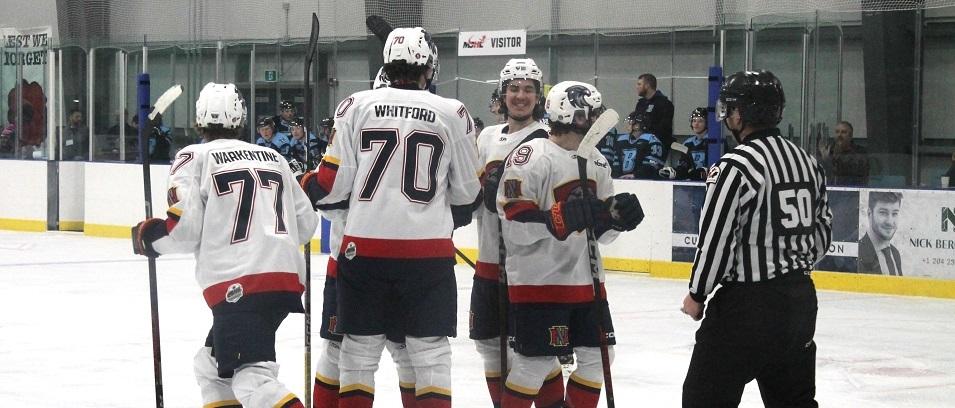  For the first time in franchise history, the Niverville Nighthawks have won four games in a row after dismantling the Selkirk Steelers 7–3 on Saturday night at the Selkirk Recreation Complex.