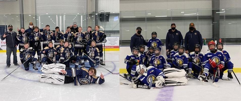 The U13A and U11A Clippers, who took first and second places at their respective tournaments this fall.