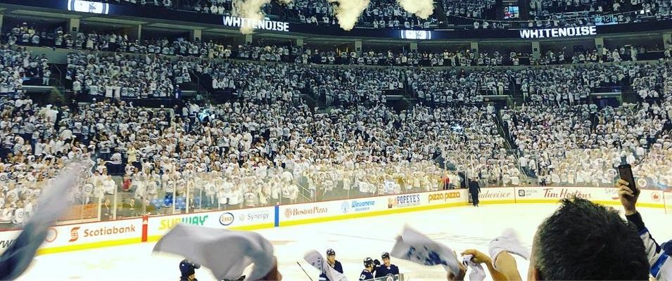 A whiteout crowd from the Jets' 2018 playoff run.