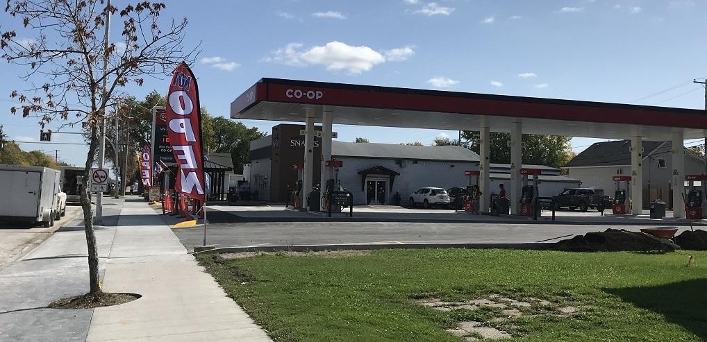 The new gas pumps are open at the Niverville Co-op.