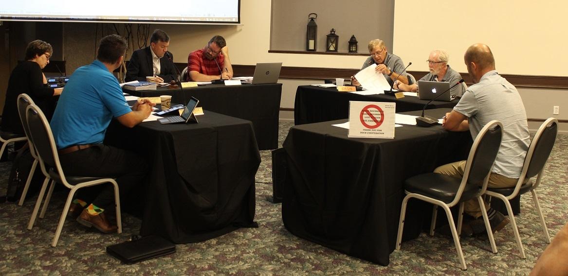 Developer Luke Wiebe makes a successful pitch to council regarding a proposal to build new rental units.