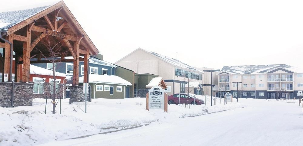 The Niverville Heritage Centre, which includes several types of seniors housing, including a personal care home.