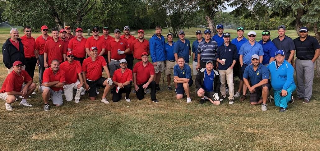 Local golfers gather for the 2019 Masters fundraising tournament.