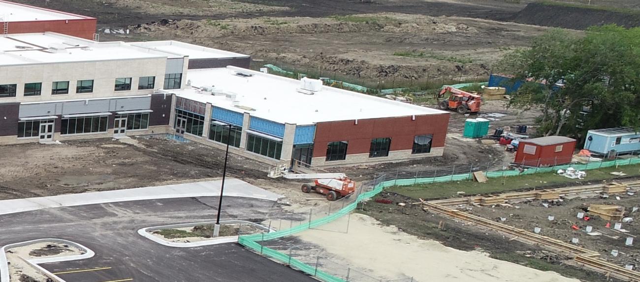 The childcare facility will be part of the second phase of the Niverville High School, currently under construction.