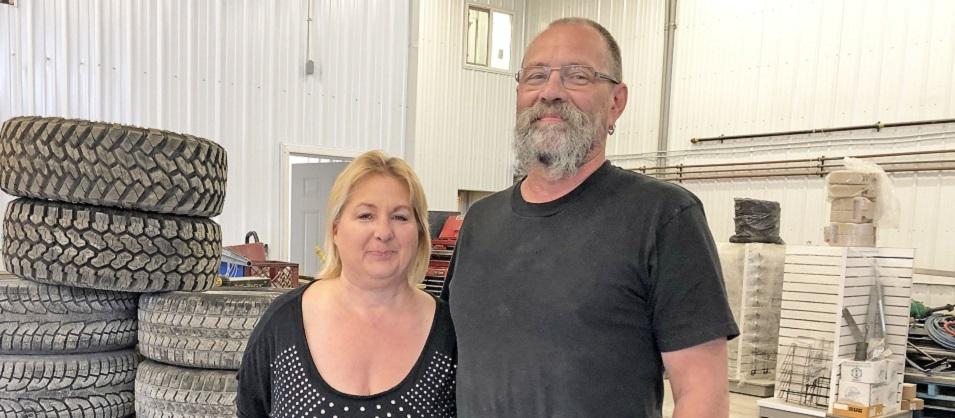 Maggie and Don Pearson of Metro Centre Ltd. in their new Niverville digs.