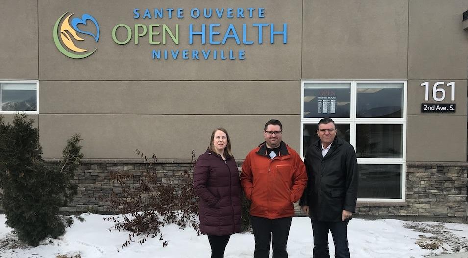The Open Health medical clinic in Niverville.