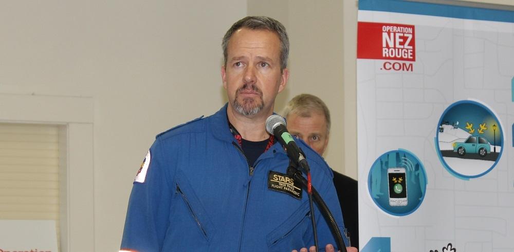 Troy Pauls, a flight paramedic for STARS Air Ambulance, speaks about the importance of Operation Red Nose.