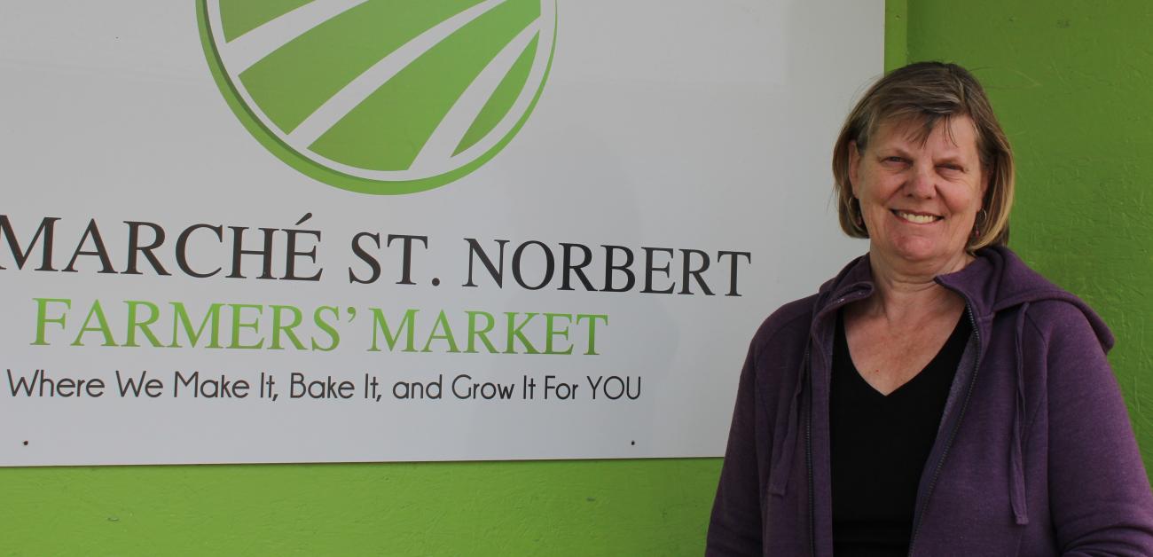 Marilyn Firth, Executive Cirector of the St. Norbert Farmers’ Market board.