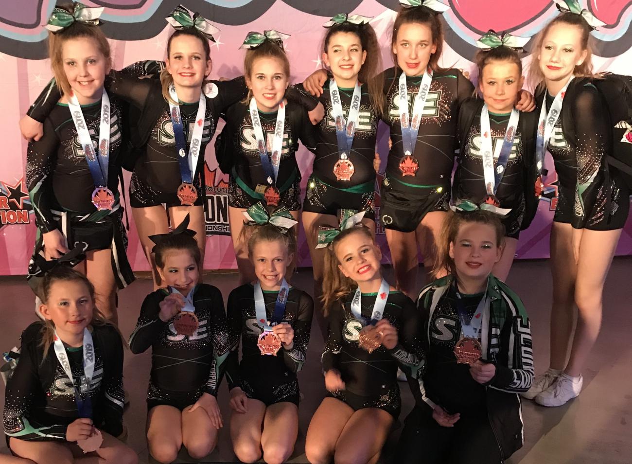 Black Venom, the SEC Junior Level 1 team that placed third at the Canadian Finals.