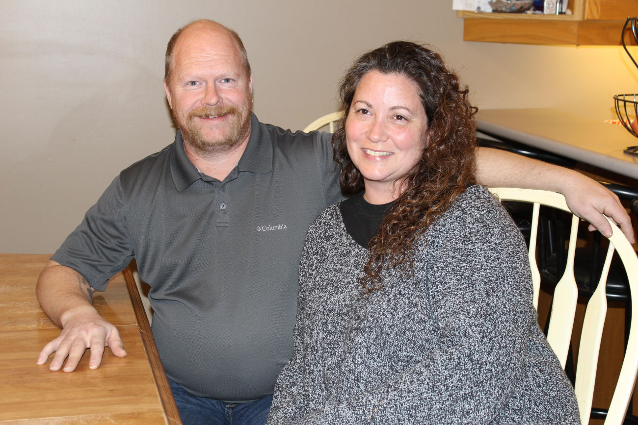 Todd and Lisa Wiebe of Niverville.