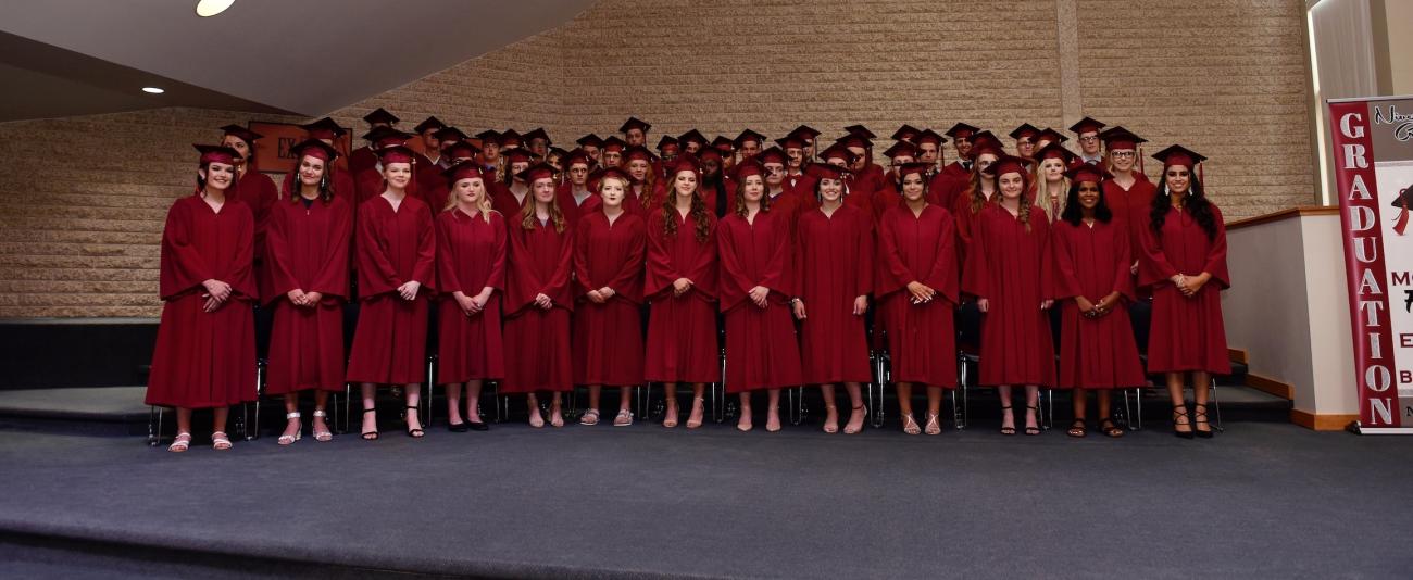 The 2019 graduating class of Niverville Collegiate.