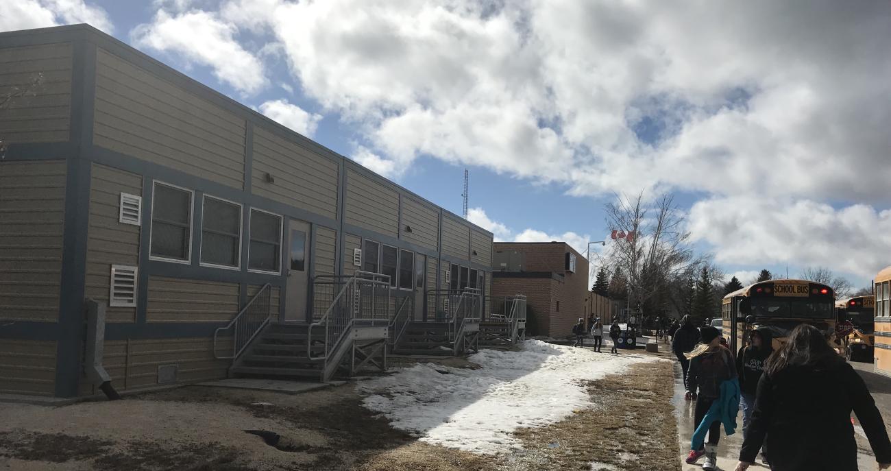 Niverville Collegiate on the day of the incident