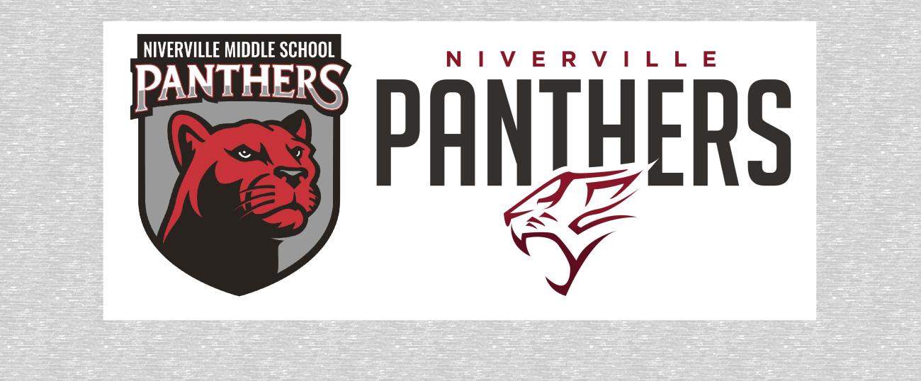 The new Niverville Middle School and Niverville High School logos.