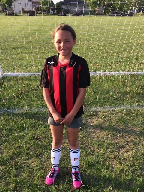 Ava is 9 yrs old and just finished Grade 4. She is an extremely talented soccer player who plays with heart and an endless amount of determination. 