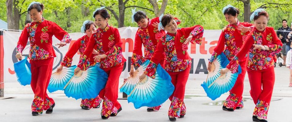 Performers at last year's Asian Canadian Festival in Winnipeg