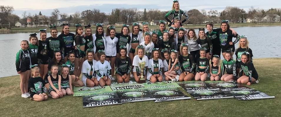 The complete Scorpions Elite Cheer roster.