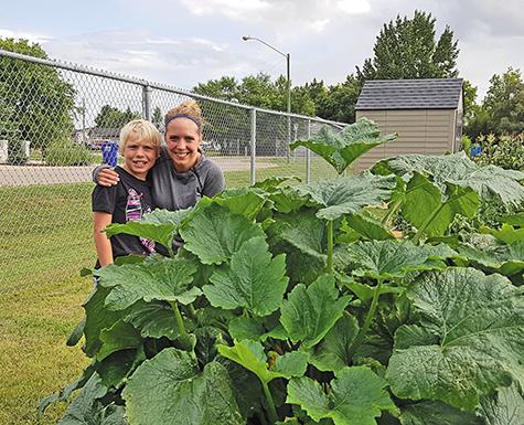 Milo and Desinee Ralph have spent the summer tending the Île-des-Chênes community gardens