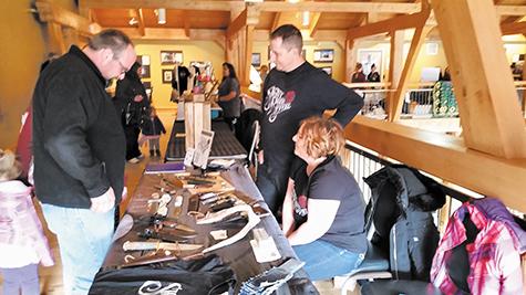 Local vendors show off their wares at the Winterfest market