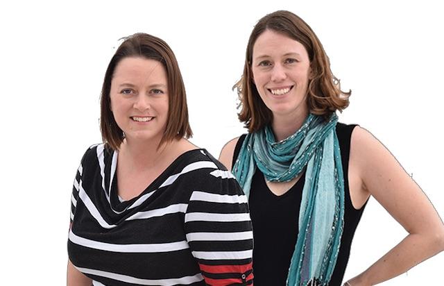 Sandra O'Malley and Lori Hawkins, owners of Colibri