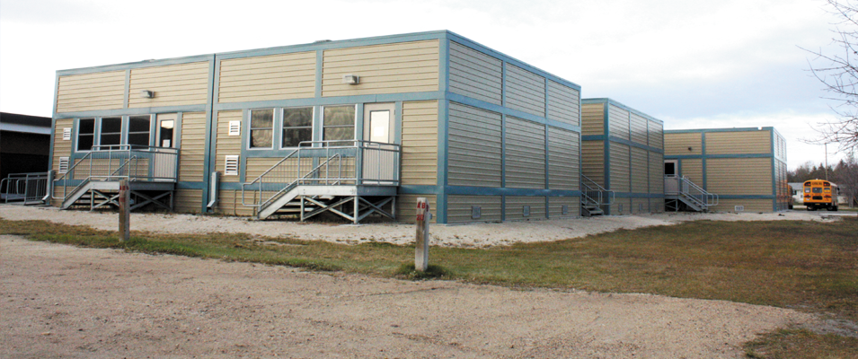 Niverville Collegiate will have 13 portable classrooms at the start of the 2017-2018 school year