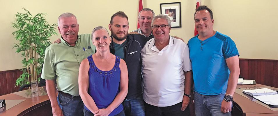 Jeannot Robert, Janine Boulanger, Chris Ewen, Ron Mamchuk, Shane Pelletier