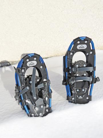 The new aluminum snowshoes