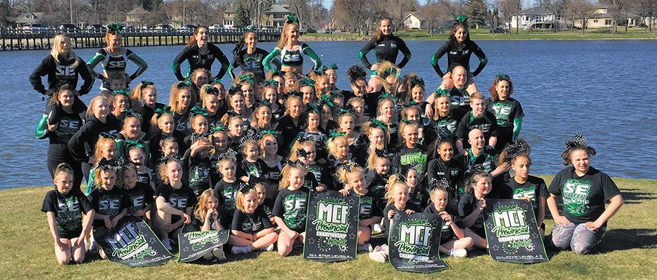 The Scorpion Elite Cheer team