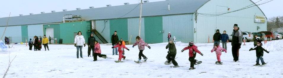The annual Family Snow Day in Niverville