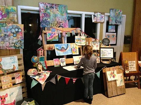 This Little Light Artistry's booth at the 2015 showcase