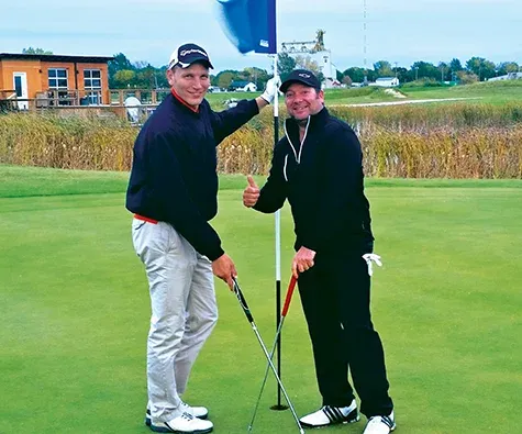 Ray Dowse and Bryan Trottier